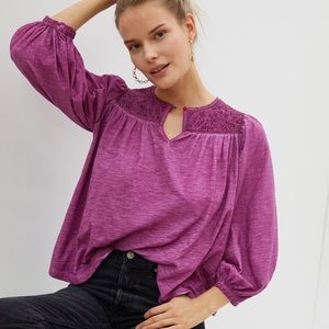 *Anthropologie Kay Lace Top